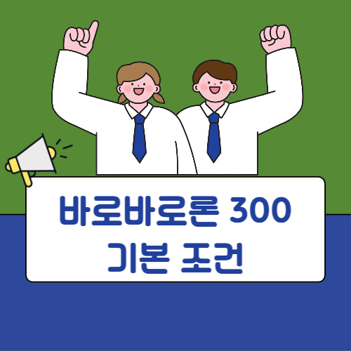 바로바로론 300 기본 조건