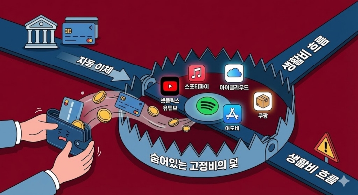 숨어있는 고정비의 덫 구독 경제와 자동 이체